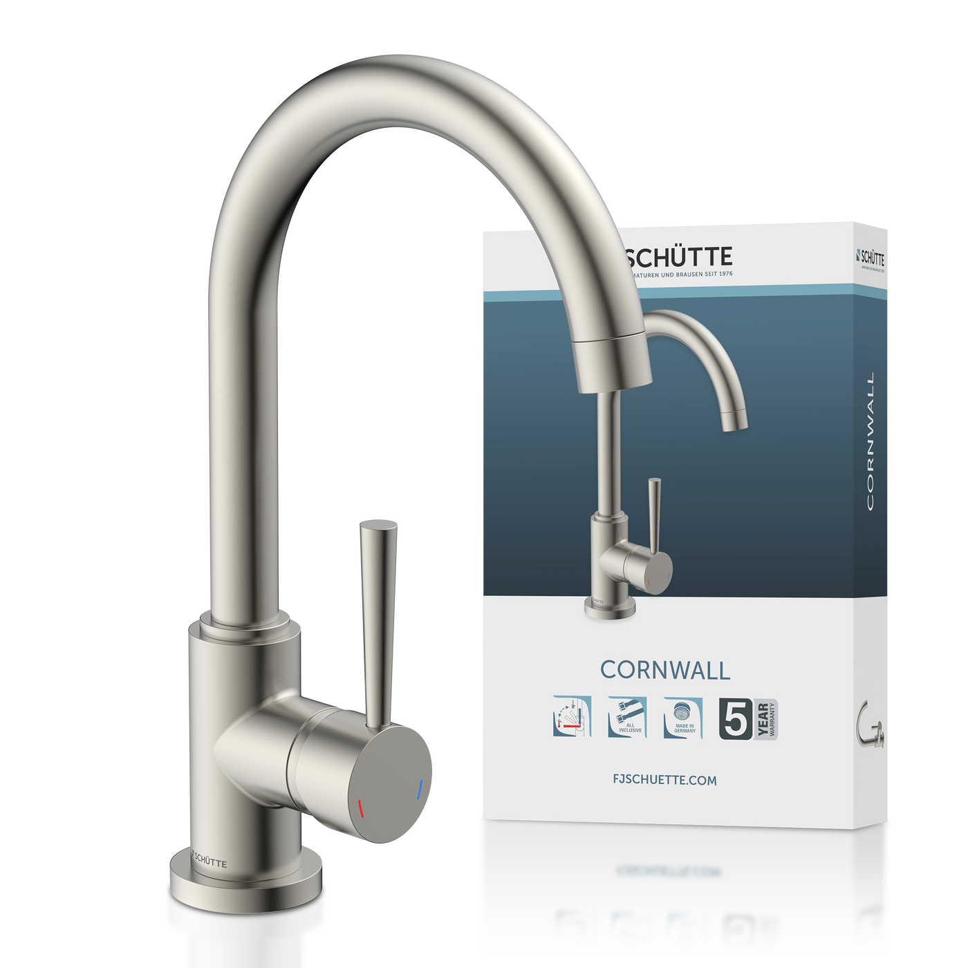 Robinet cuisine Schütte CORNWALL inox