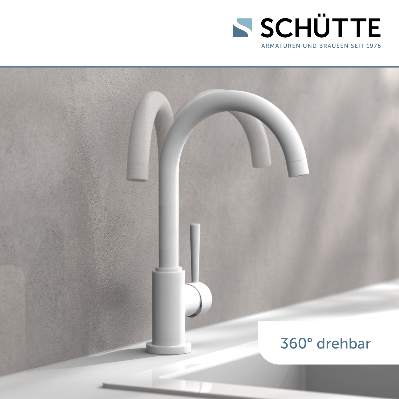 Robinet cuisine Schütte CORNWALL blanc
