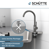 Robinet cuisine Schütte CORNWALL gris graphite mat