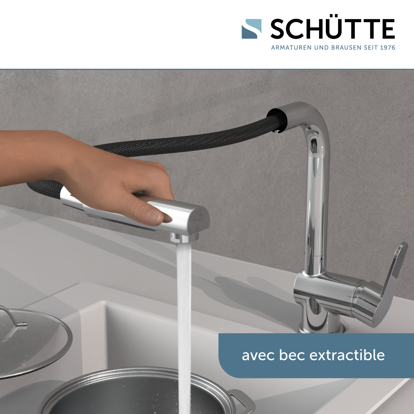 Robinet Douchette Schütte LONDON chromé