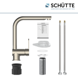 Robinet cuisine Schütte RIO effet inox