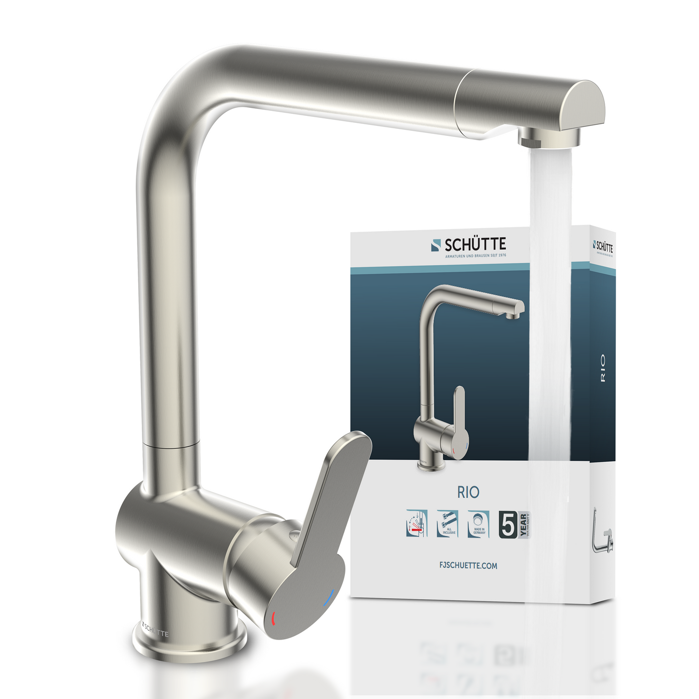 Start Clova - Robinet de cuisine bec C - Chromé