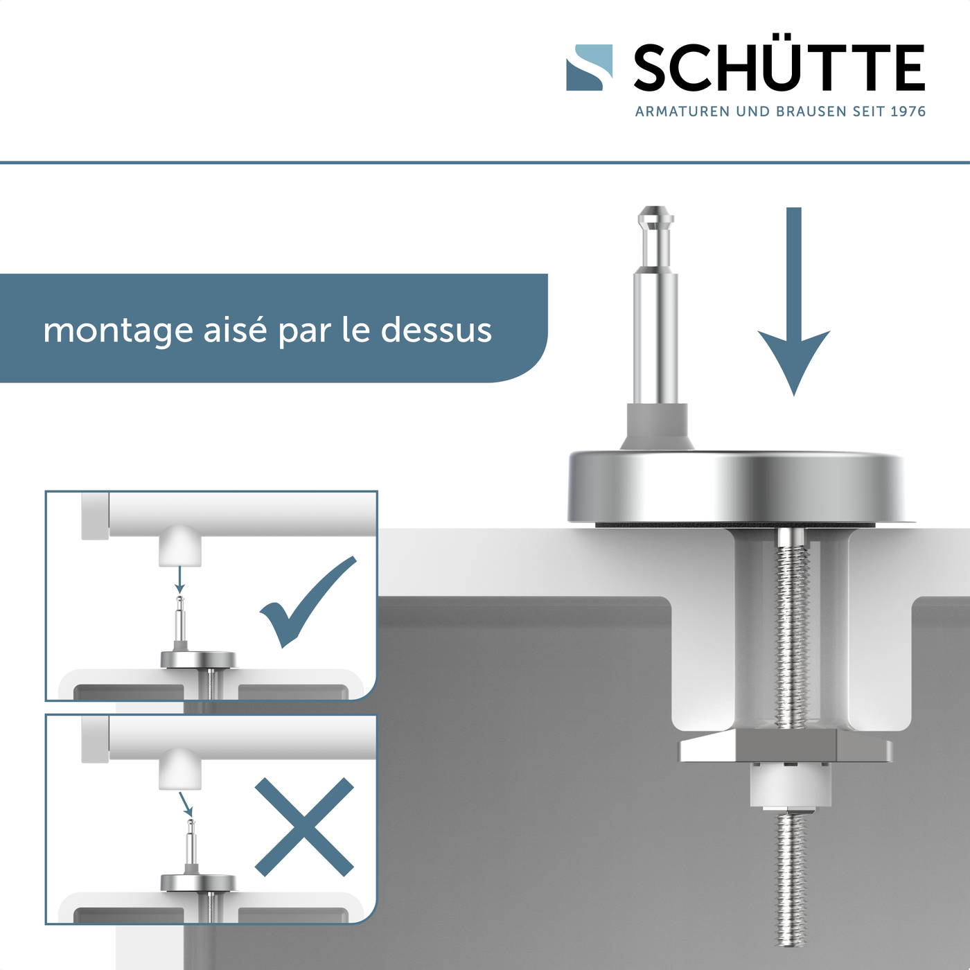 Abattant WC en duroplast ANTHRAZIT avec frein de chute Anthracite