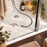 Receveur de douche extra-plat 120x80 cm Blanc - Antidérapant Classe C - Acrylique renforcé acier - Fabriqué en Suisse