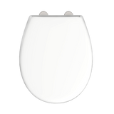 Abattant WC ovale en duroplast blanc avec frein de chute ALMA