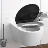 Abattant WC Schütte en duroplast Noir