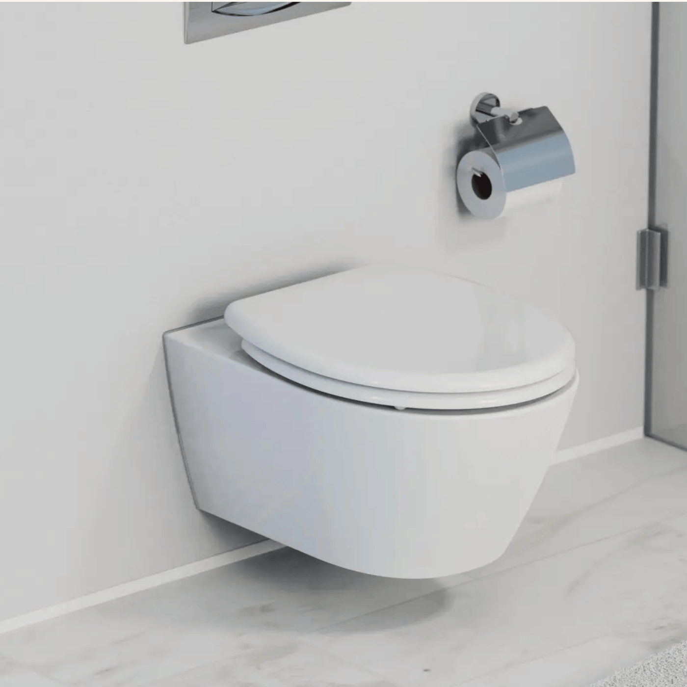 Abattant WC Schütte en duroplast Blanc