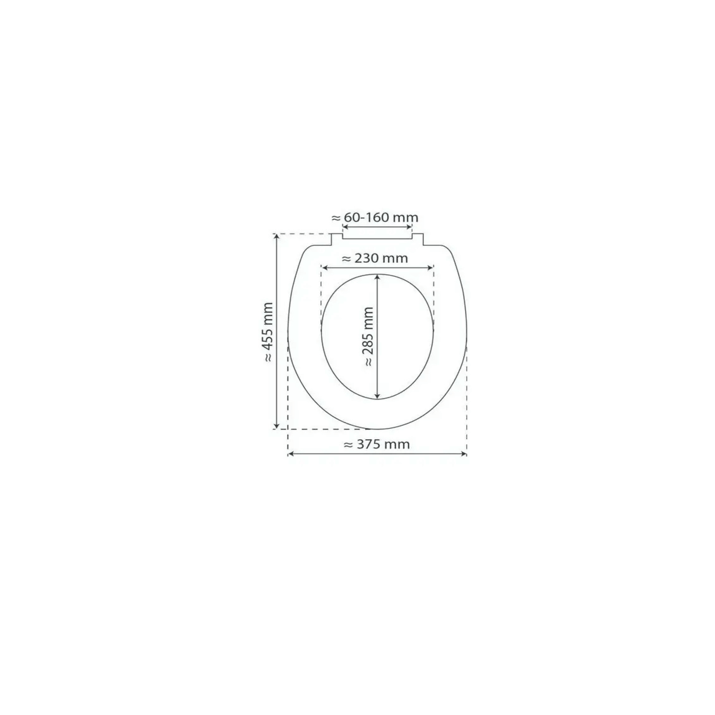 Abattant WC Schütte en duroplast Blanc