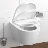Abattant WC Schütte en duroplast Blanc avec Frein de Chute