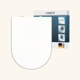 Abattant WC Schütte en duroplast Blanc avec Frein de Chute