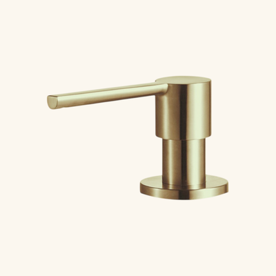 Distributeur savon cuisine encastrable Luisina inox doré