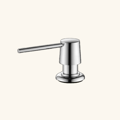 Distributeur savon cuisine encastrable Helika chromé