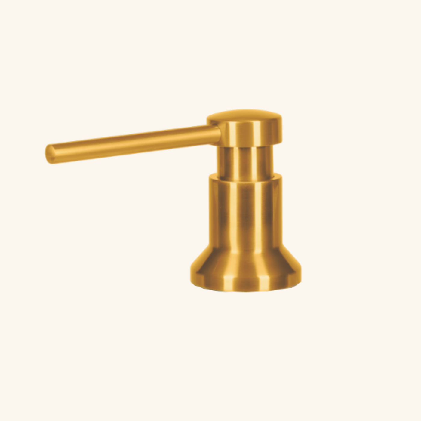 Distributeur savon cuisine encastrable Helika doré Gold