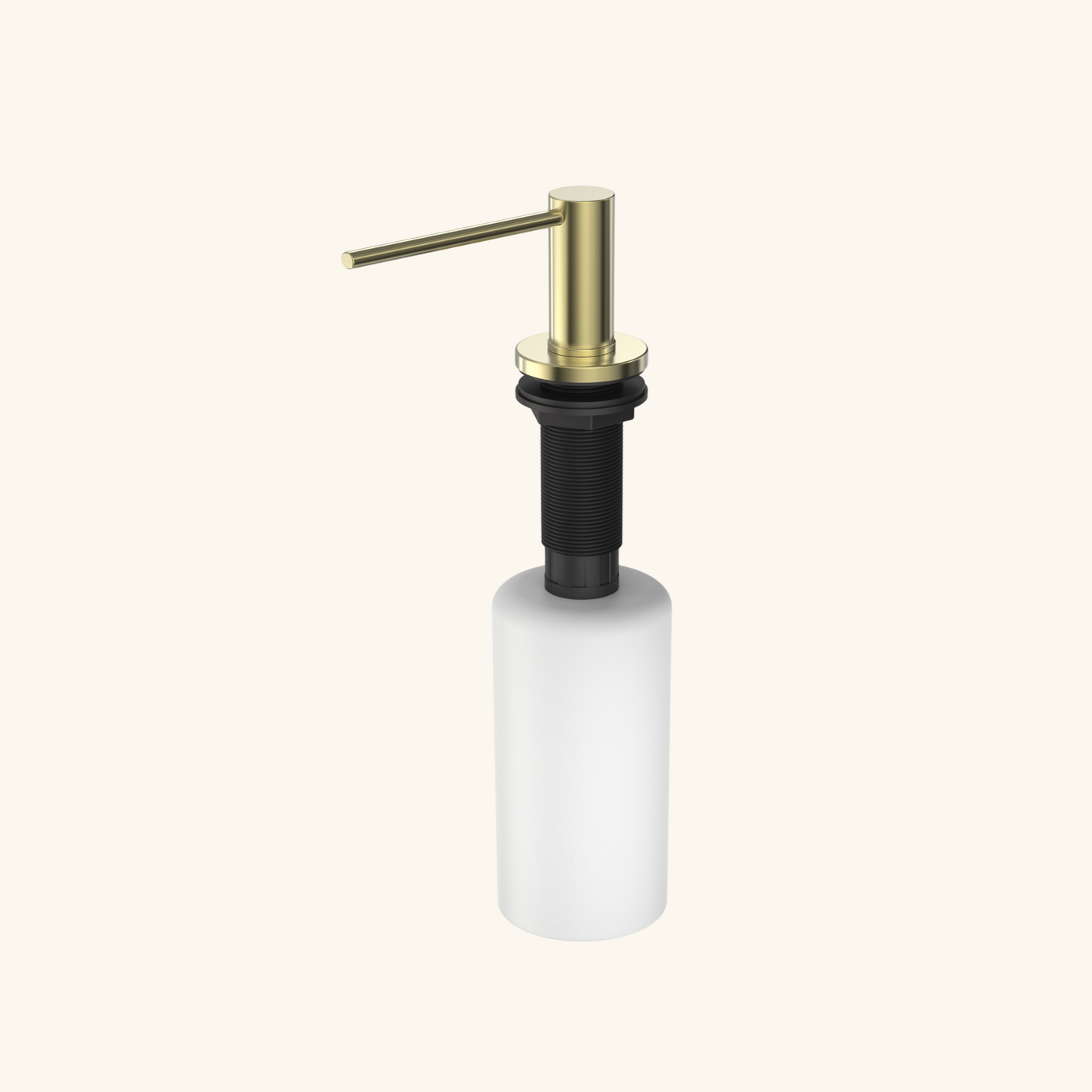 Distributeur savon cuisine encastrable inox doré MAYA