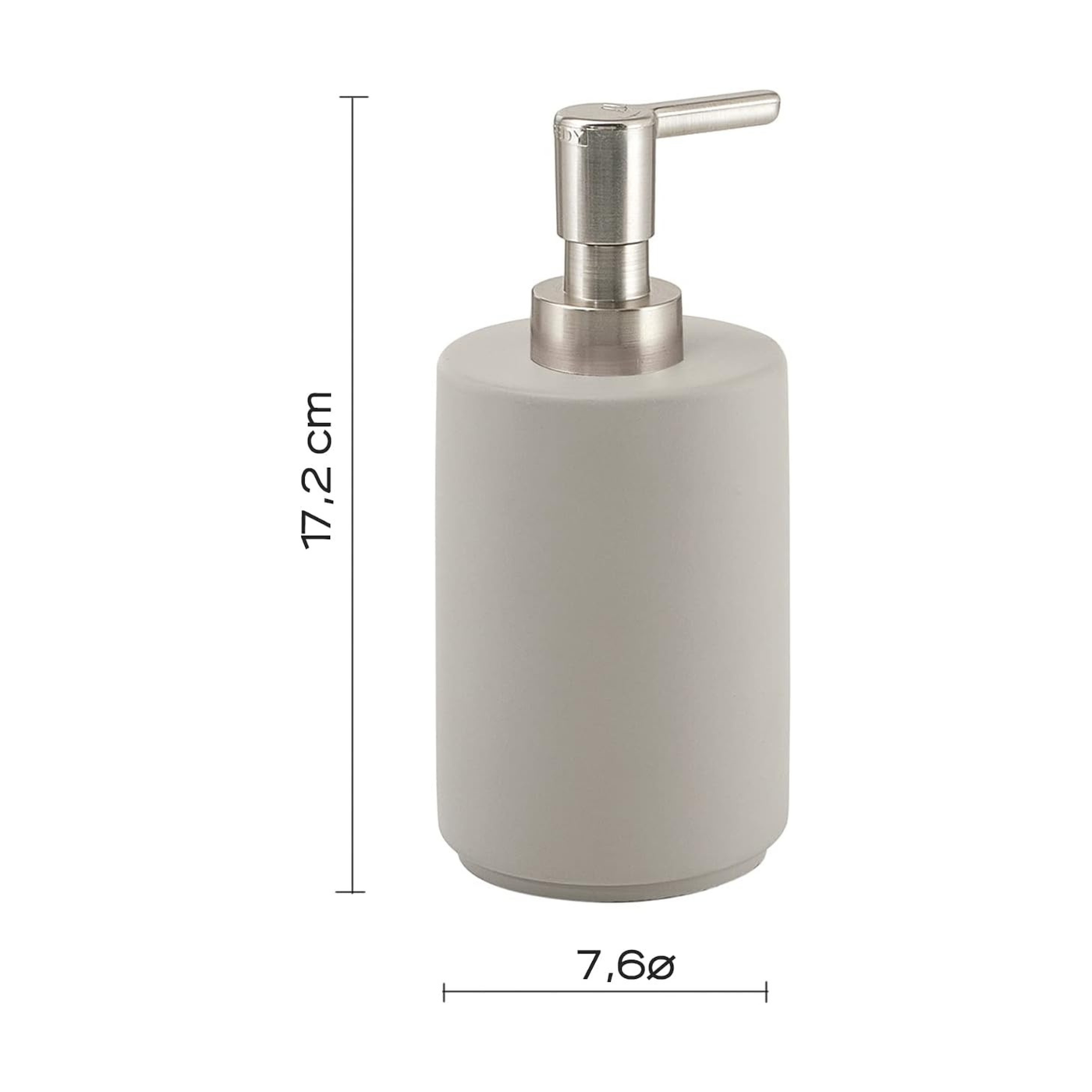 Distributeur savon gris cuisine salle de bain WILL