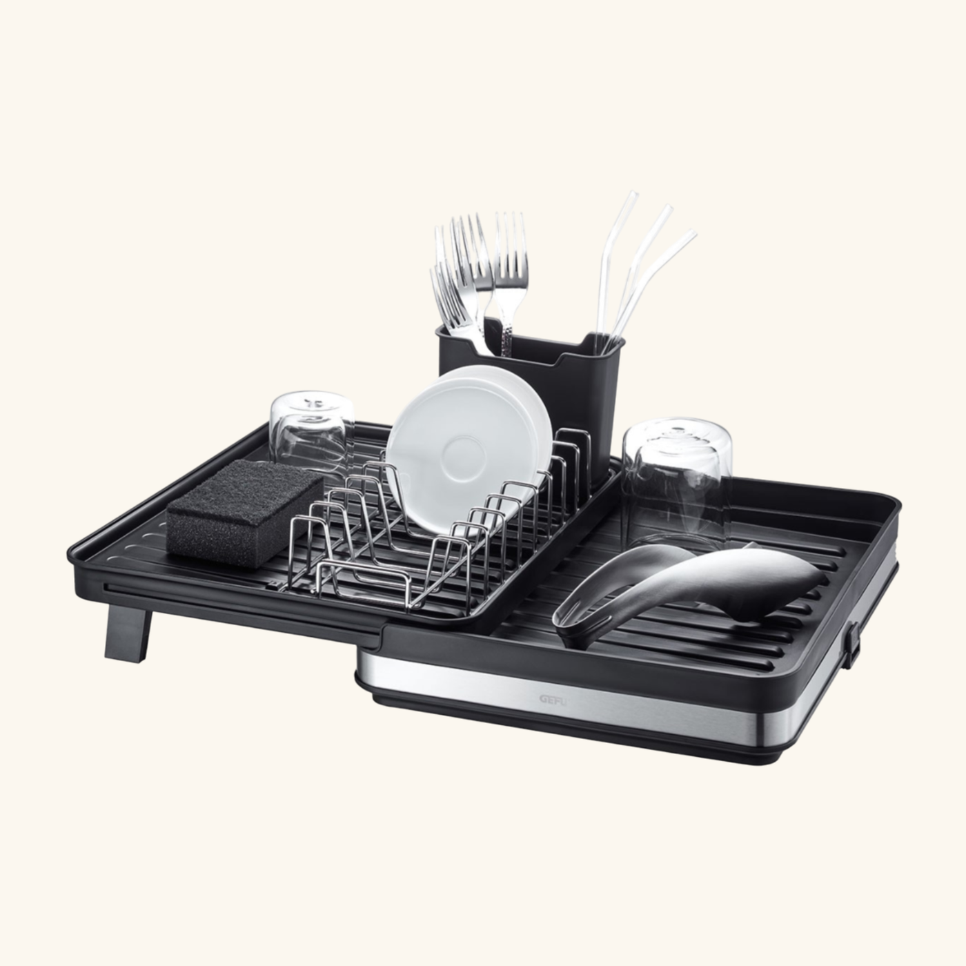 Égouttoir à vaisselle smartline Gefu noir
