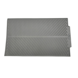 Tapis égouttoir à vaisselle LACO en silicone gris