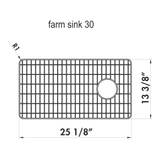 Grille en inox fond d'évier pour évier Chambord PHILIPPE II