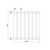 Égouttoir vaisselle rabattable inox PVD doré Luisina LEGATO - dessous de plat doré