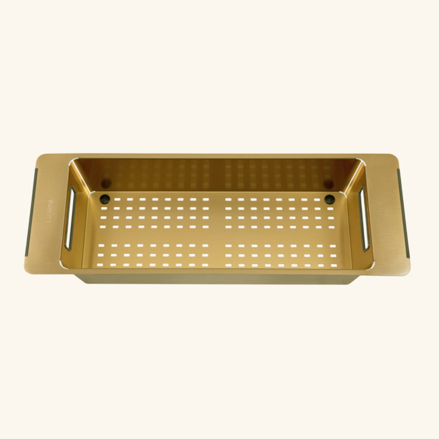Passoire évier colander Luisina en Inox PVD doré