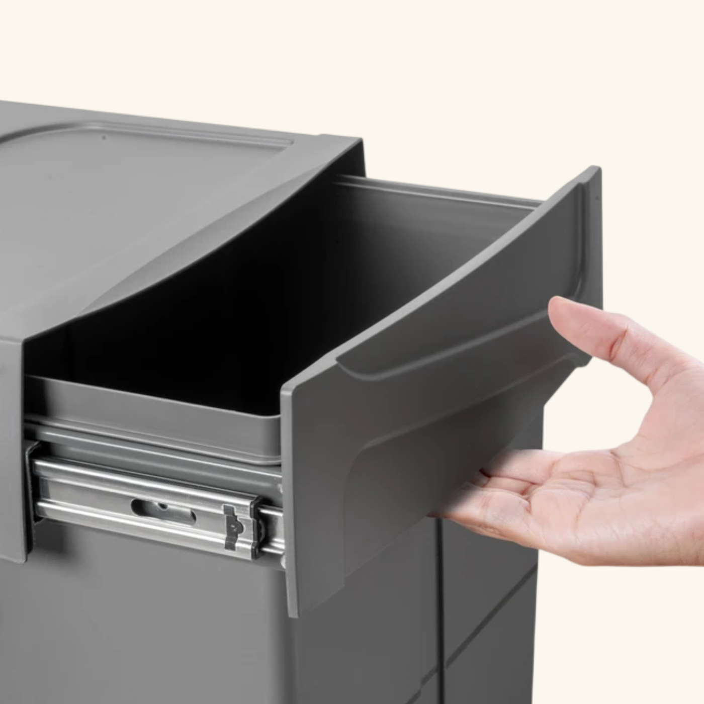 Poubelle cuisine CLEANLINE - poubelle encastrable 2 x 25 litres