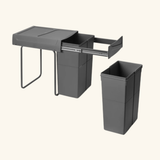 Poubelle cuisine CLEANLINE - poubelle encastrable 2 x 25 litres