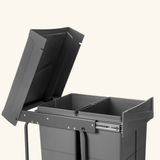 Poubelle cuisine CLEANLINE - poubelle encastrable 2 x 25 litres