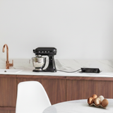 Prise plan de travail NOXEN - Bloc 2 prises + 1 USB-A + 1 USB-C rétractable noir