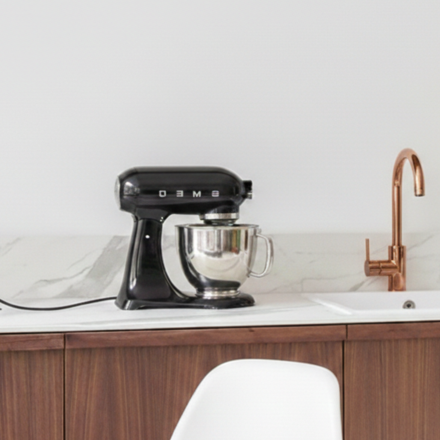 Prise plan de travail NOXEN - Bloc 2 prises + 1 USB-A + 1 USB-C rétractable noir