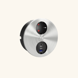 Prise plan de travail ORNO - 1 prise 1 USB-A et 1 USB-C inox