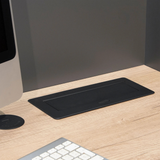 Prise plan de travail BRUME ouverture automatique - Bloc 2 prises + USB-A + USB-C rétractable noir