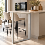 Pied de table rectangulaire JIMMY métal H 88.5 cm x l 79 cm