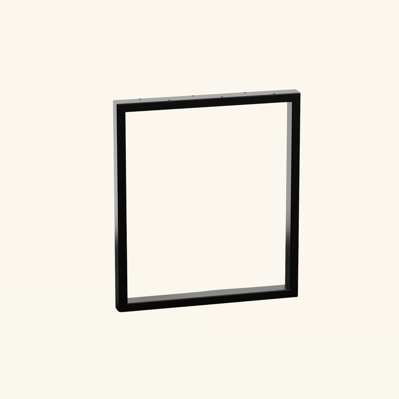 Pied de table rectangulaire DANNY métal noir H 72 x l 90 cm