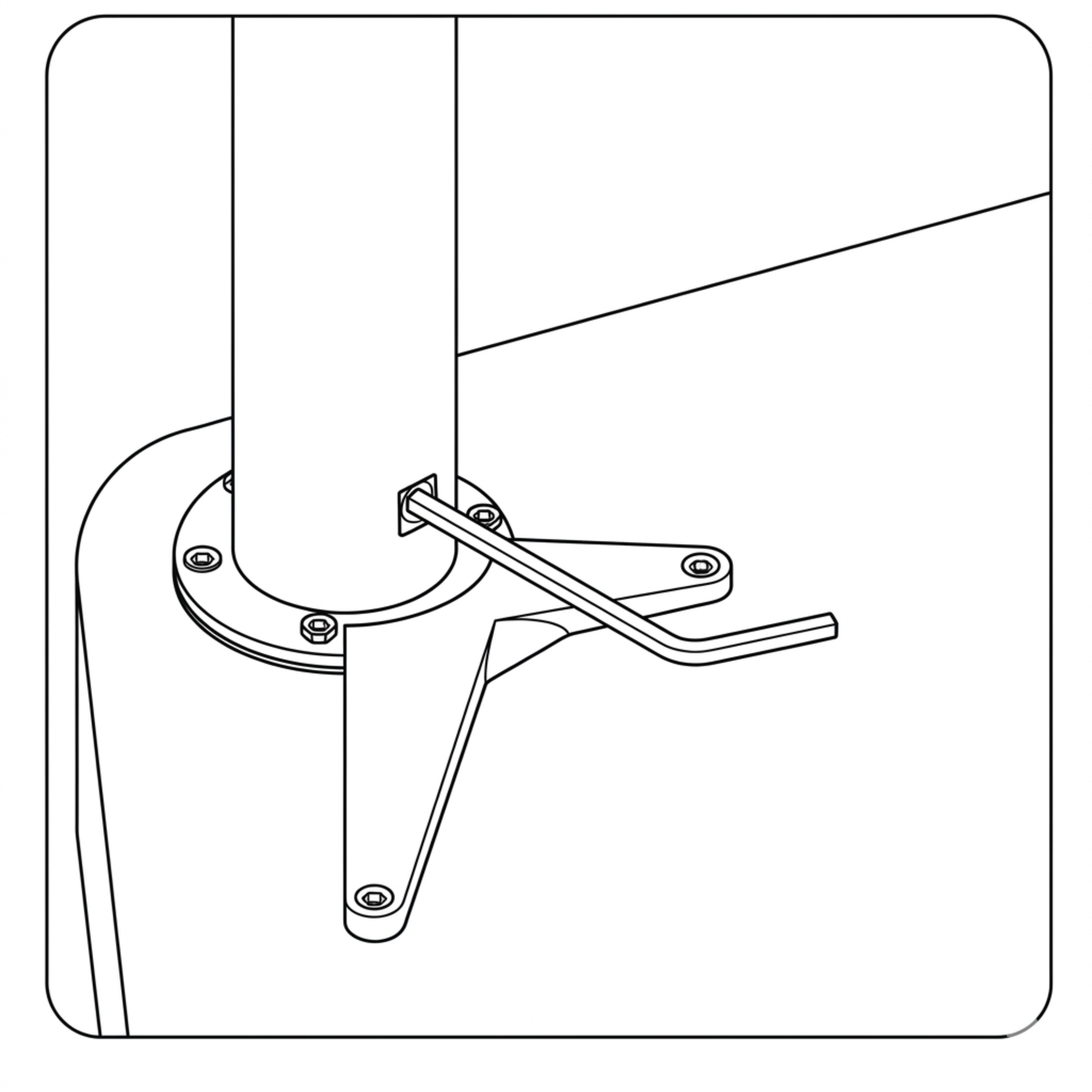 2 Pieds De Meuble Réglables En Hauteur – Blanc – Métal – Très Bon état