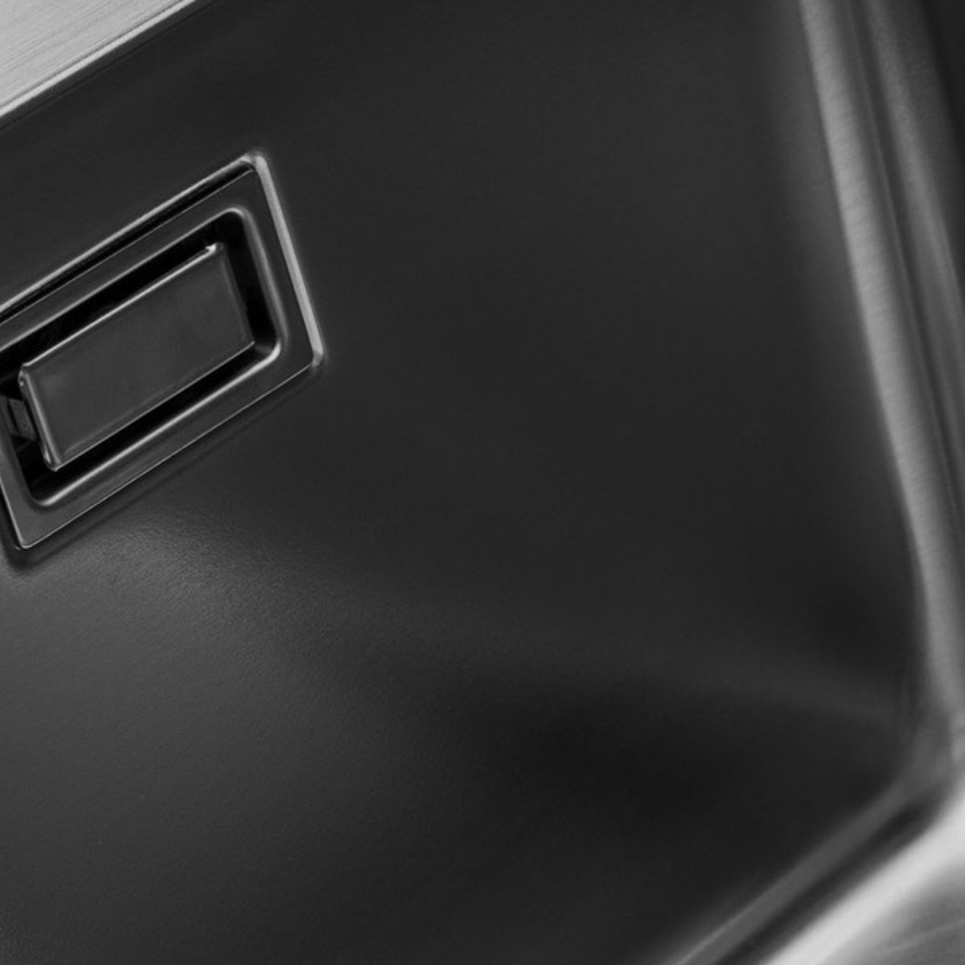 Evier inox lisse KEZIA 1 bac sans égouttoir