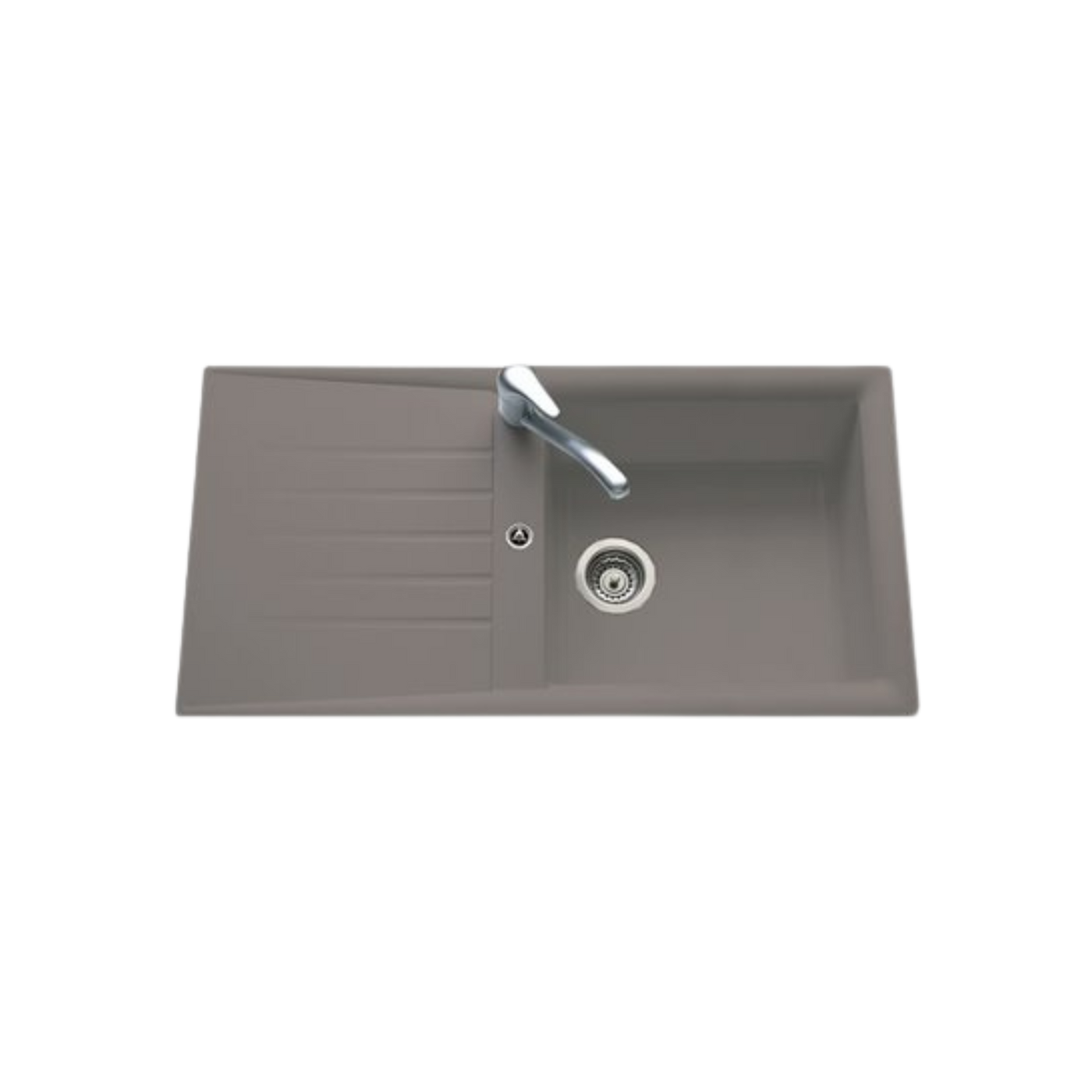 Vidage manuel 1 bac CUIPD366 pour évier Emeraude - Siphon gain de place