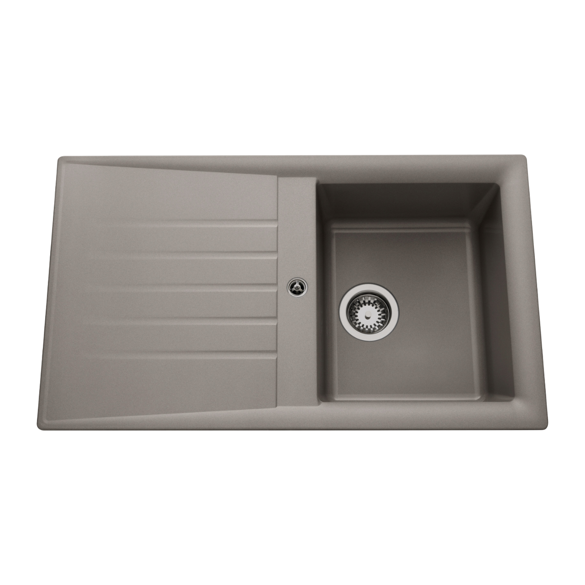 Vidage manuel 1 bac CUIPD366 pour évier Emeraude - Siphon gain de place