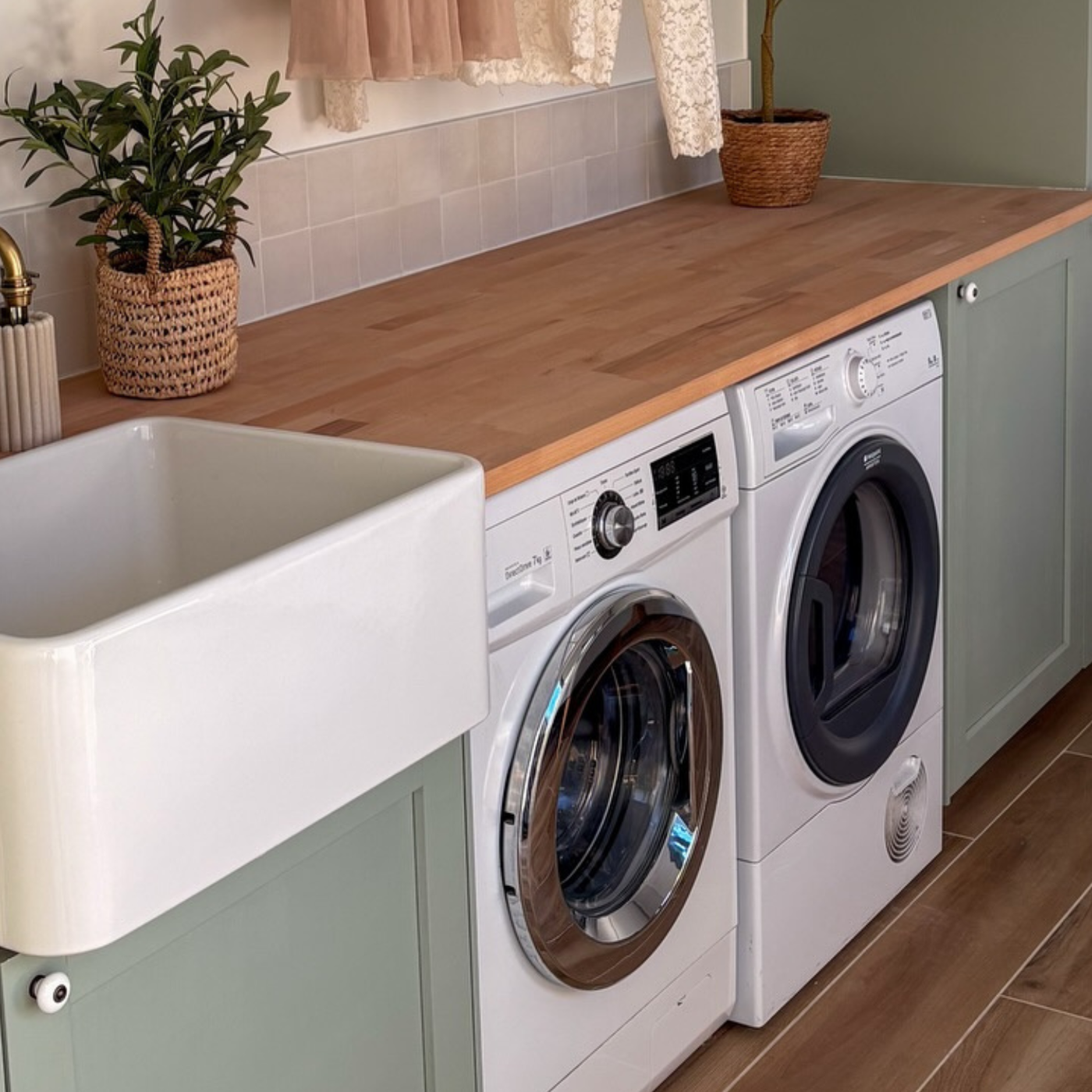 Évier timbre d'office céramique blanc Sanindusa FARMHOUSE XS 1 bac 590x458