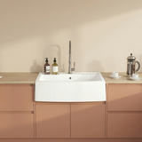 Évier timbre d'office granit blanc FOCA 1 bac