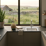 Evier inox Luisina JAVA 1 bac 550x505
