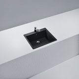 Évier granit noir Schock KAZU 1 grand bac  600x530