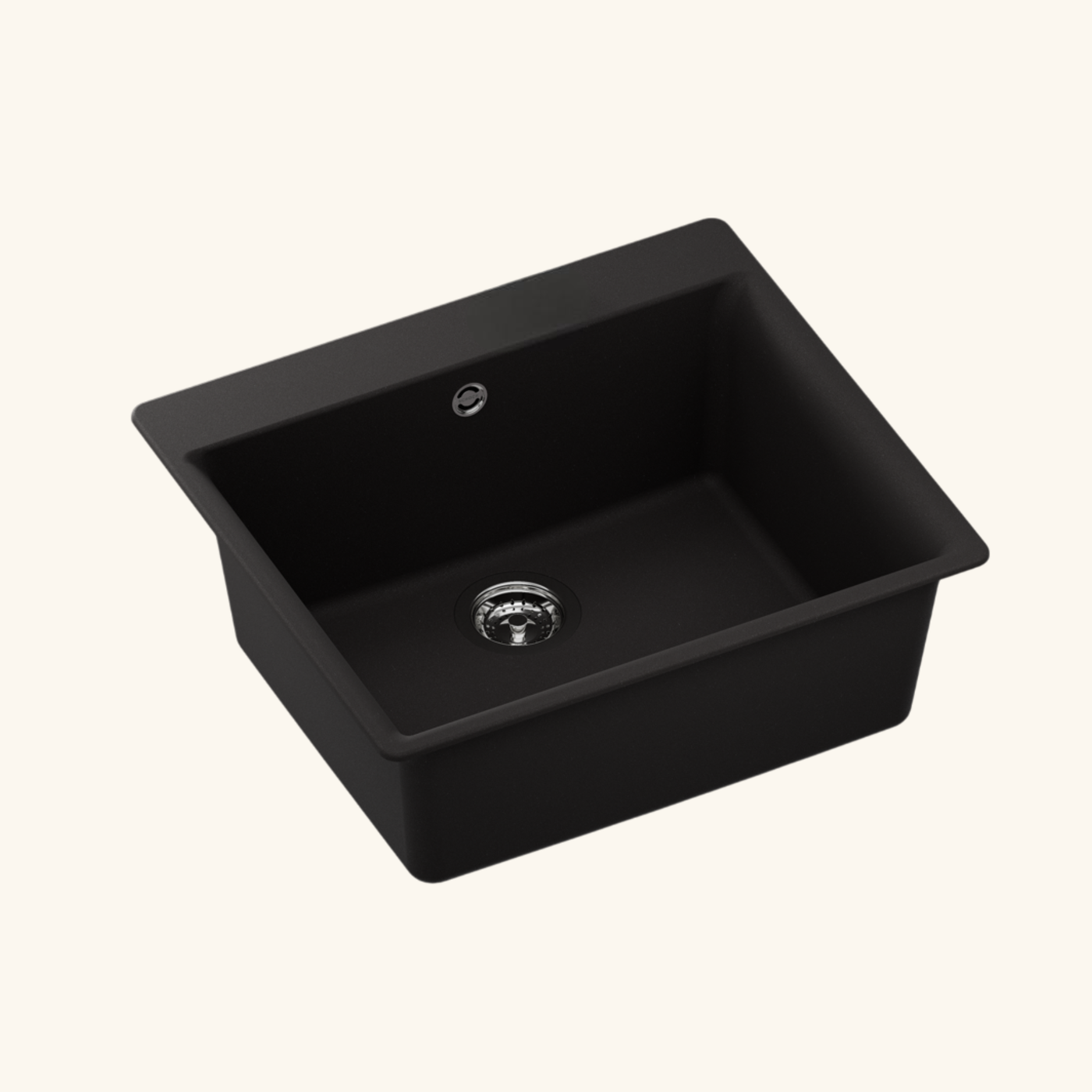 Évier granit noir Schock KAZU 1 grand bac  600x530