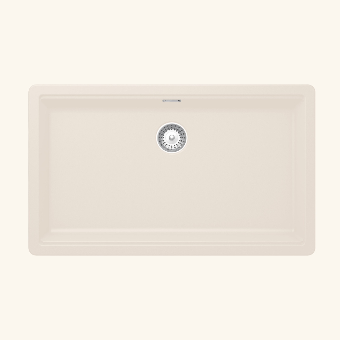 Évier sous-plan granit beige Luisina MAELLA 1 bac 750x455
