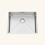 Evier sous-plan inox nid d´abeille VIBRATO Luisina 1 bac 570x450 mm