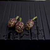 Évier résine noir PLUTON 2 bacs 1 égouttoir avec plaque