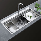 Evier inox POLA 1 bac XL 86x50