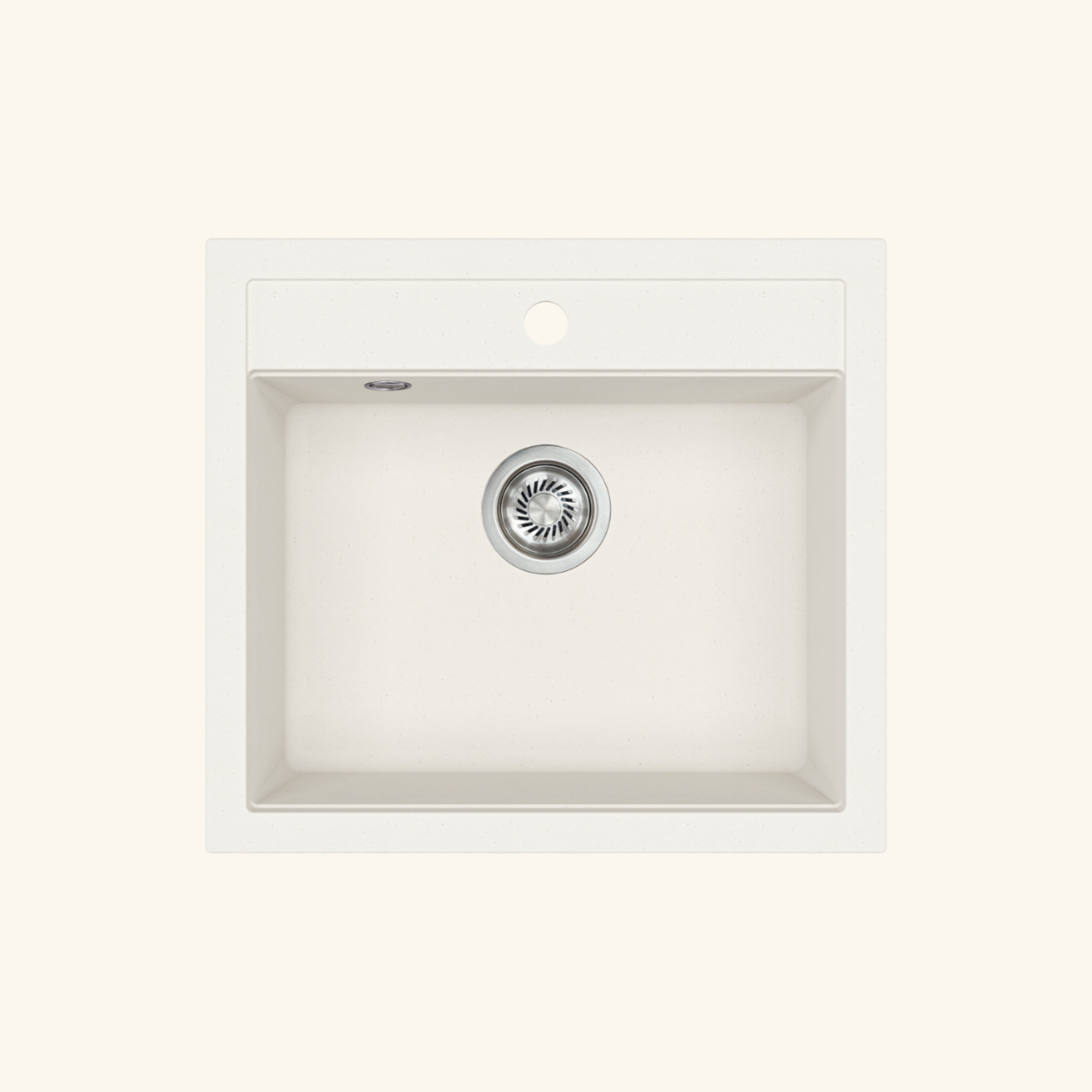 Évier granit blanc Helika QUADRIS 1 bac