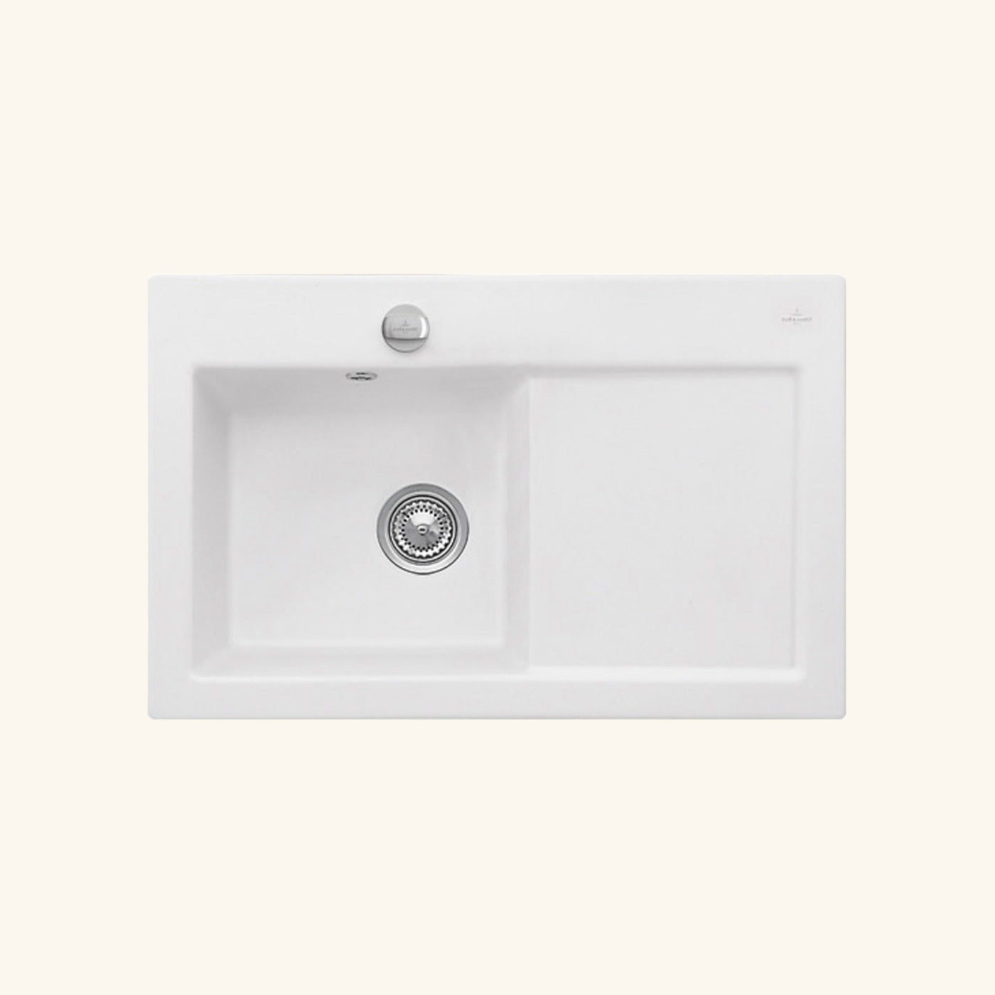 Vidage automatique 1 bac CUIPD017 / CUIPD269 pour évier V&B SUBWAY PURE - Siphon gain de place