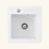 Vidage automatique 1 bac CUIPD017 / CUIPD269 pour évier V&B SUBWAY PURE - Siphon gain de place