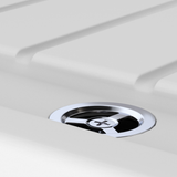 Évier granit blanc Schock TYPOS 1 grand bac 1 égouttoir